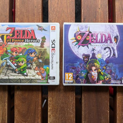 Nintendo 3DS - Zelda spill (750,- pr. stk.)