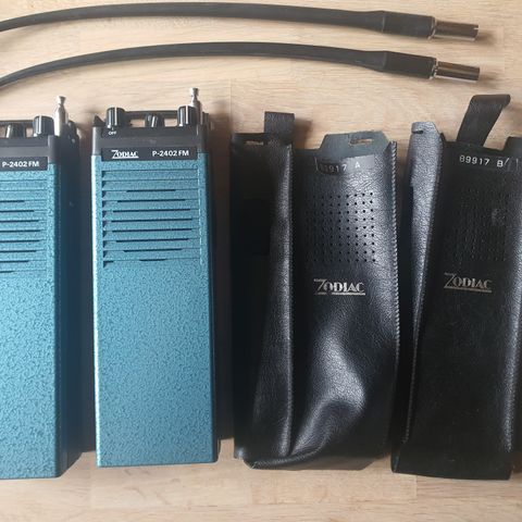 2 stk. Zodiac P-2402 walkie talkie/ CB-radio