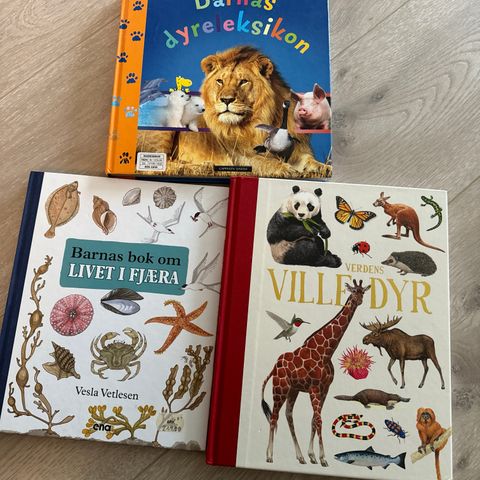 Barnebøker om dyr