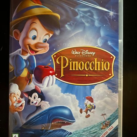 DVD Walt Disney klassiker  2 Pinocchio ✨ Ny i plast!