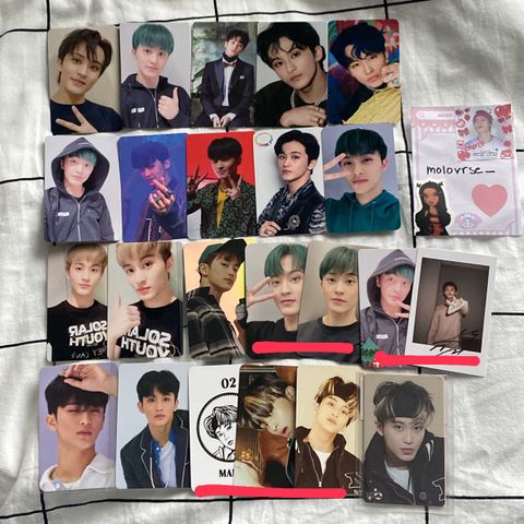 Nct mark Kpop photocards