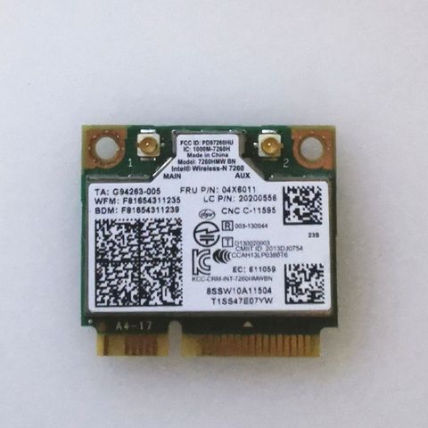 Intel 7260HMW-BN WiFi trådløst kort