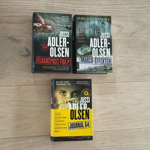 Tre romaner av Jussi Adler-Olsen selges
