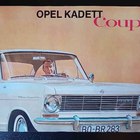 Vintage originale Opel Kadett Opel Caravan Opel Rekord brosjyrer