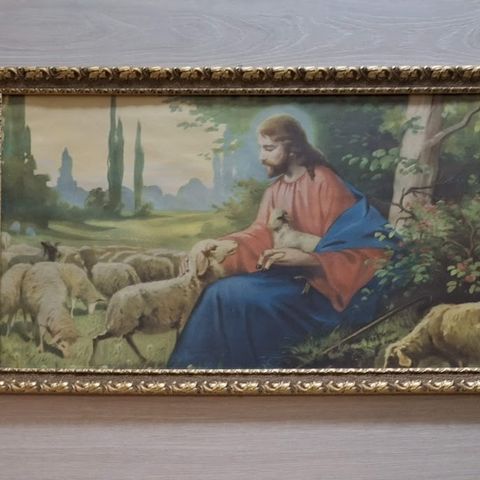 Gammelt Jesus-bilde