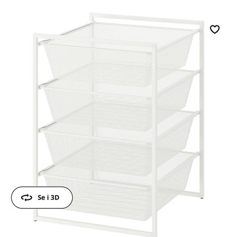 2 stk jonaxel hyller fra Ikea