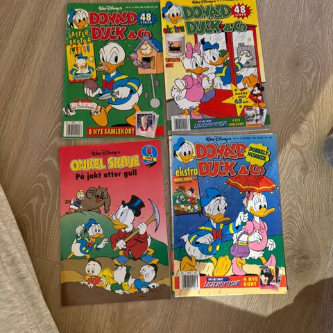 Diverse Donald Duck & Co blader fra 1993, 94 & 95