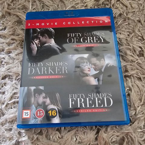 Fifty shades blu-ray collection selges