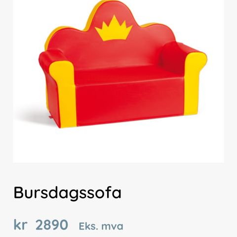 Skumsofa, bursdagssofa