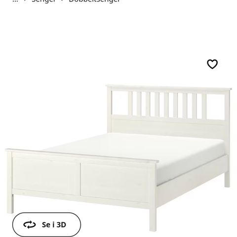 Hemnes seng fra Ikea