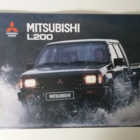 MITSUBISHI L200 -brosjyre. (NORSK)