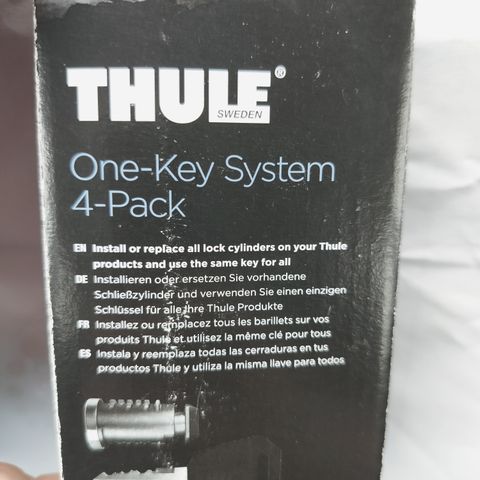 Thule One key system med 4 sylinder