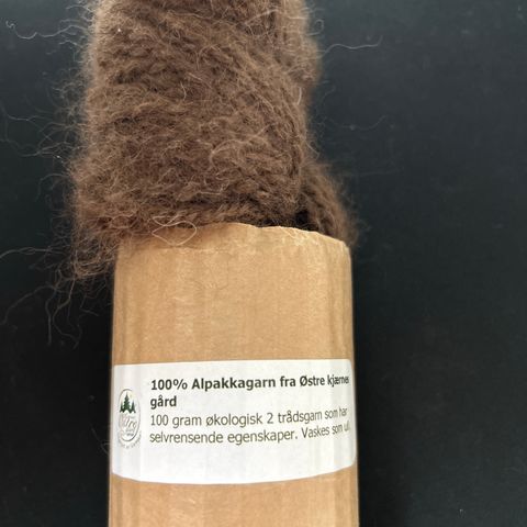 100 gram garnnøste alpakka fra Østre Kjærnes 100 %