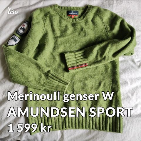 Amundsen Sport W Merinoull genser