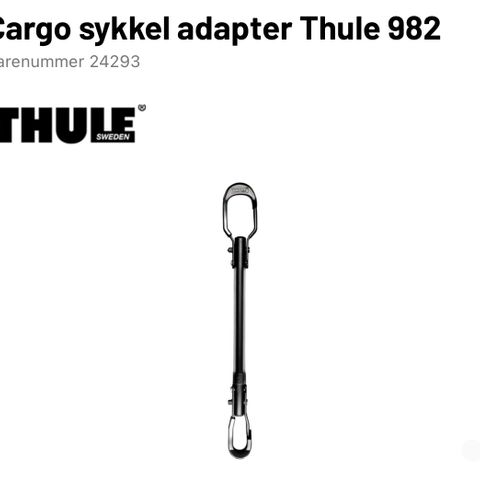 Thule adapter