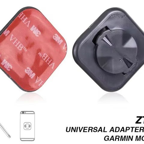 Universal adapter for the phone for garmin mount.
