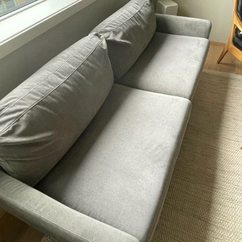 Sofacompany 3-seter sofa i farge grønn-grå.