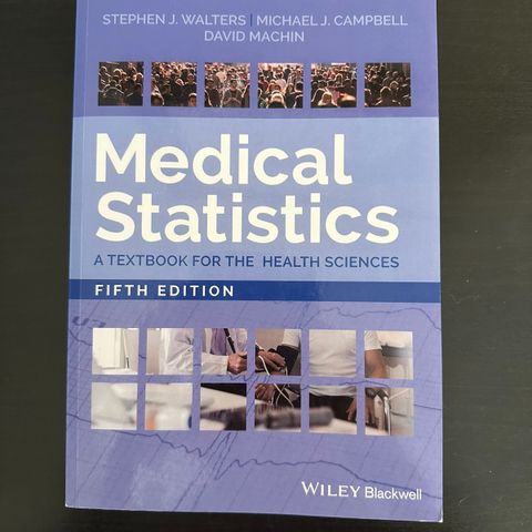 Medical statistics - a textbook for the health sciences