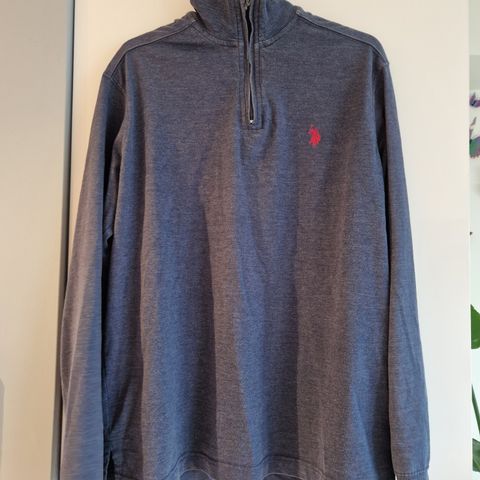 Halfzip fra Polo, vintage