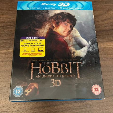 The Hobbit - An unexpected journey 3D Blu Ray