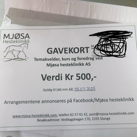 Gavekort