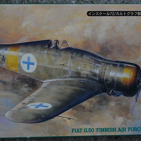 Hasegawa 1/48 Fiat G50 i finsk utførelse/eduard det. sett.