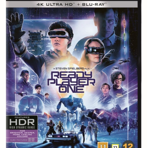 Ready Player One - 4K Ultra HD + 2K Blu-ray (forseglet)