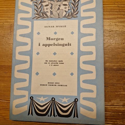 Agnar Mykle. 1951: Morgen i appelsingult.