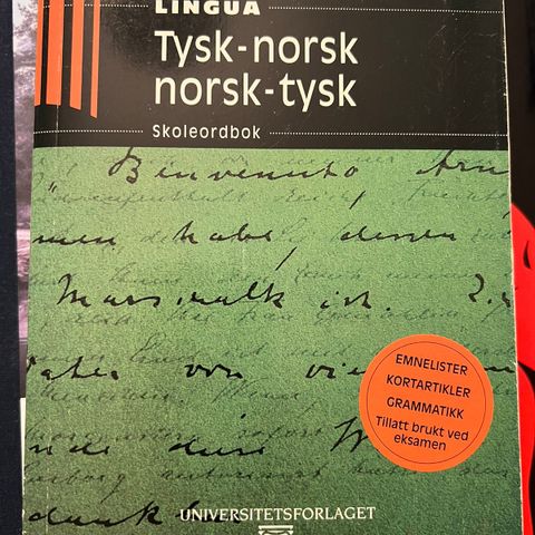 Ordbok tysk norsk