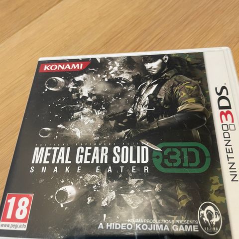 Metal Gear Solid 3D: Snake Eater 3Ds