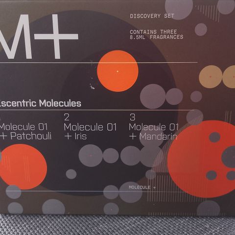 Escentric molecules set M+ iris, mandarin, patchouli