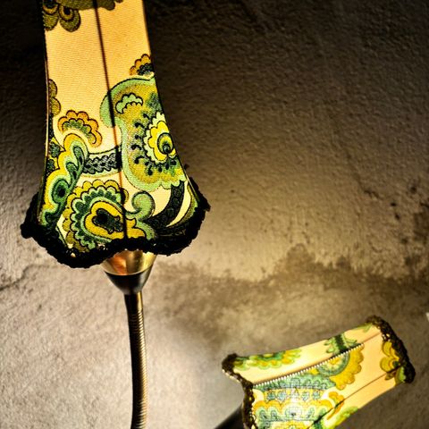Vintage lampeskjermer fra 60/70-tallet | Mignonpære | Retro