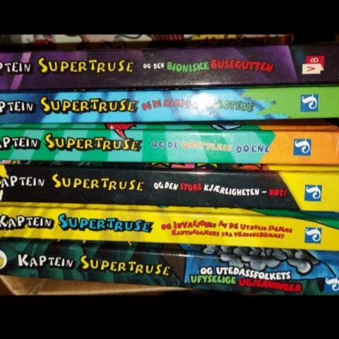 Kaptein Supertruse bøker