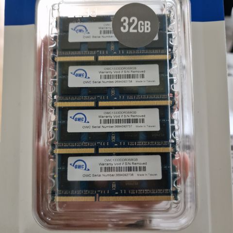 32GB DDR3 1333MHz 8GB x 4
