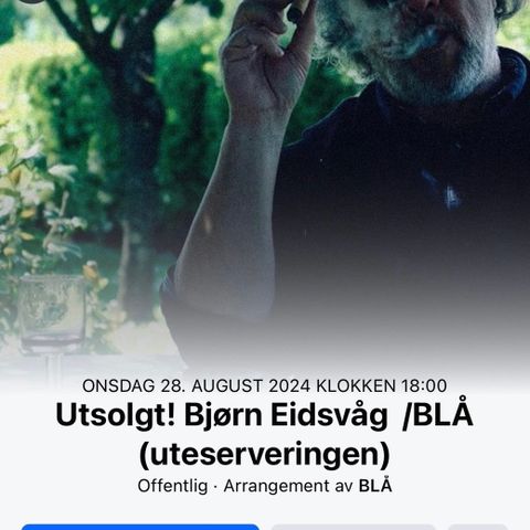 Bjørn Eidsvåg blå billetter