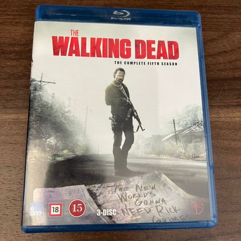 The Walking dead sesong 5 blu ray