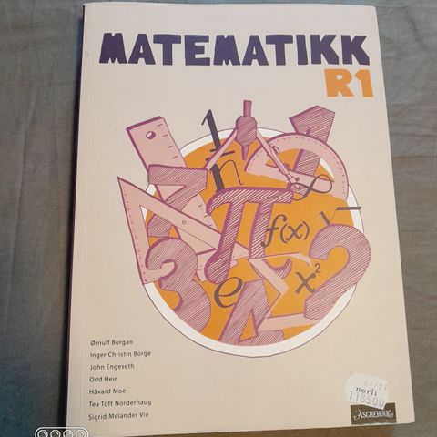 Mattematikk R1 bok