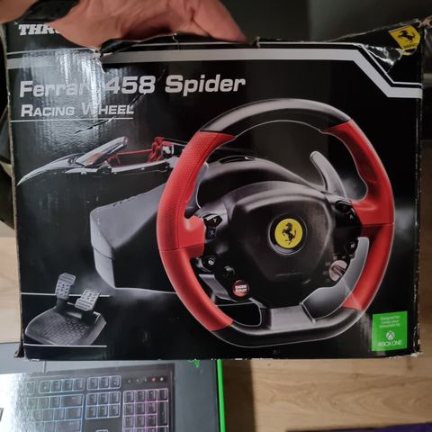 Ferrari 458 spider Racing wheel