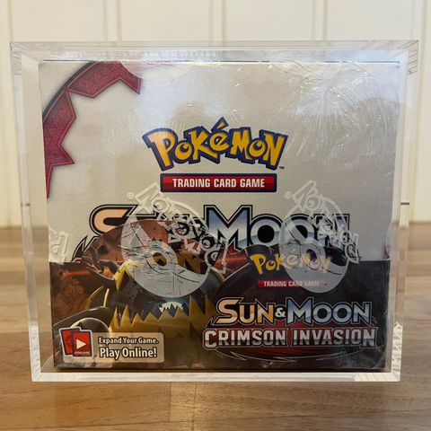 Crimson Invasion booster box med akryl