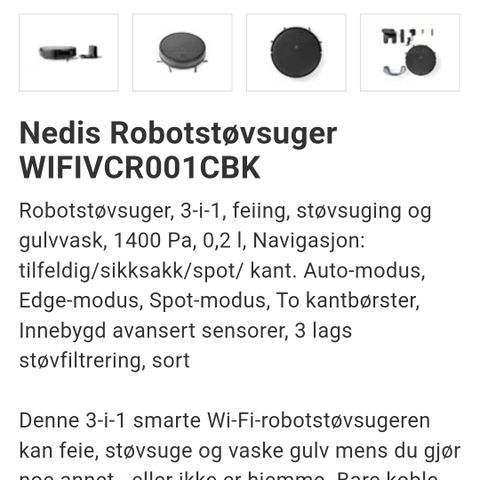 Smart robotstøvsuger