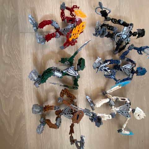 Lego Bionicle Toa Hordika - alle 6 / komplett sett