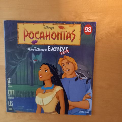 Pocahontas- Disney's- Eventyrbånd- Bok