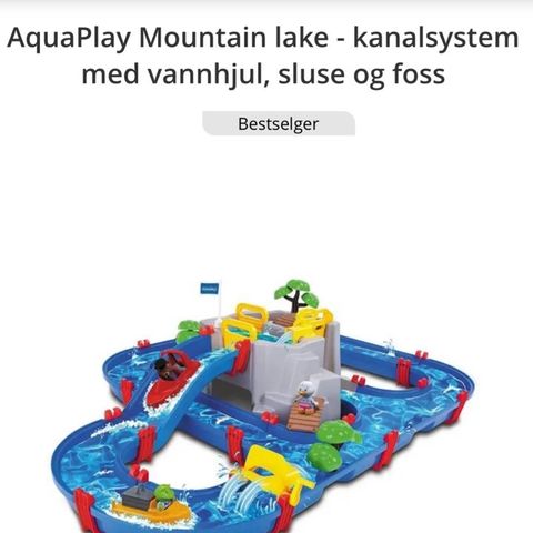 AquaPlay Mountain lake kanalsystem