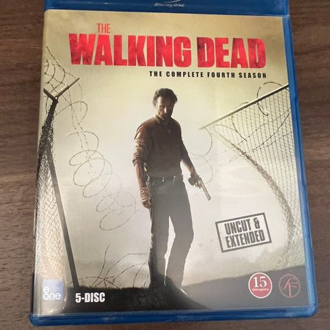 The Walking dead sesong 4 blu ray