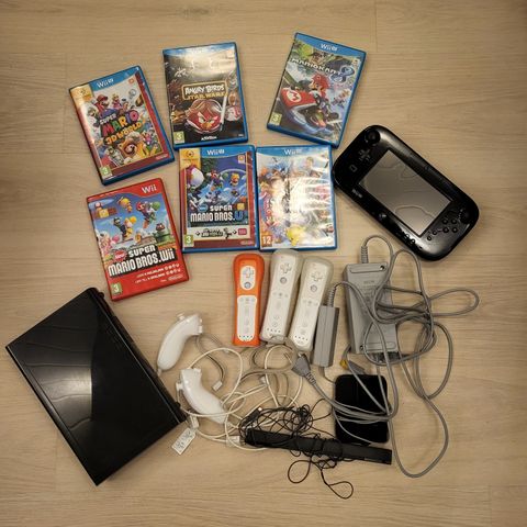 Nintendo Wii U med 6 spill