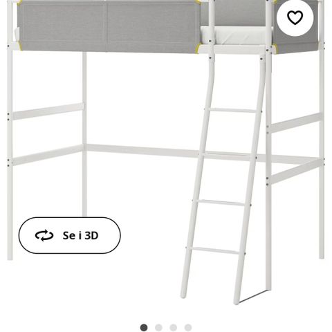 Vitval loftseng fra Ikea