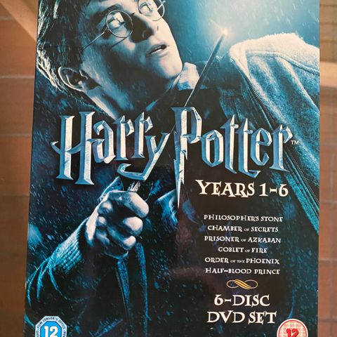 HARRY POTTER DVD BOKS YEARS 1 - 6