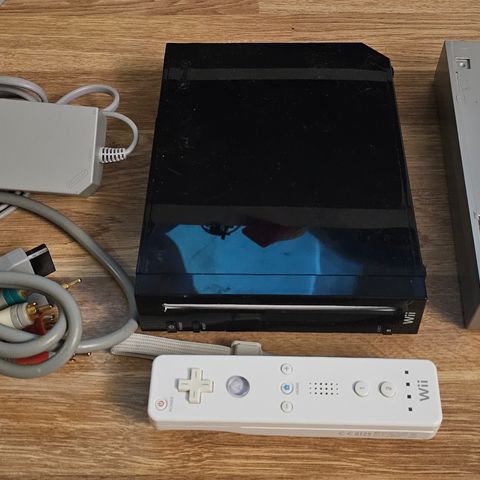 Nintendo Wii med tilbehør