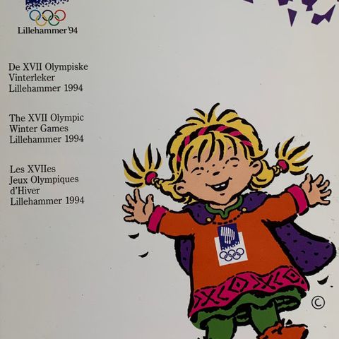 Kort fra Lillehammer OL kr 20,- pr stk