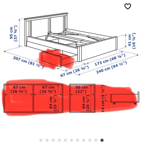 Songesand send hvit IKEA